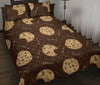 Cookie Pattern Print Bed Set Quilt-grizzshop