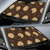 Cookie Pattern Print Car Sun Shade-grizzshop