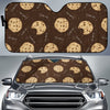 Cookie Pattern Print Car Sun Shade-grizzshop