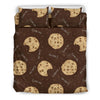 Cookie Pattern Print Duvet Cover Bedding Set-grizzshop