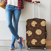 Cookie Pattern Print Luggage Cover Protector-grizzshop