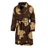 Cookie Pattern Print Men Long Robe-grizzshop