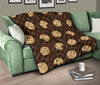 Cookie Pattern Print Quilt-grizzshop