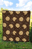 Cookie Pattern Print Quilt-grizzshop