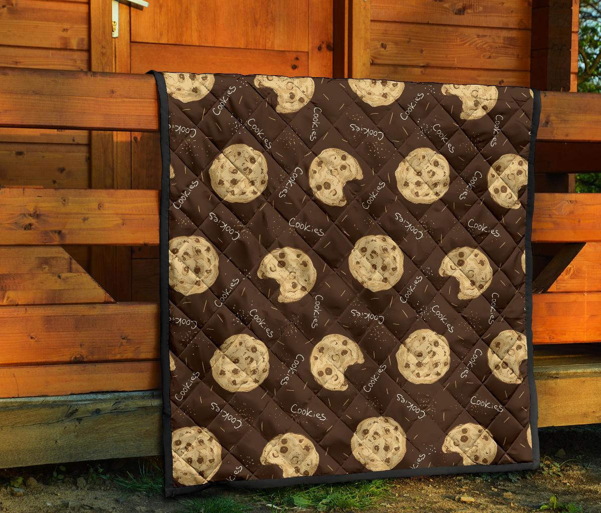 Cookie Pattern Print Quilt-grizzshop