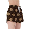 Cookie Pattern Print Women's Shorts-grizzshop