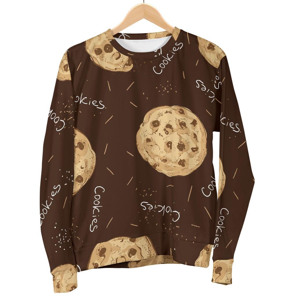 Cookie Pattern Print Women's Sweatshirt-grizzshop