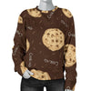 Cookie Pattern Print Women's Sweatshirt-grizzshop