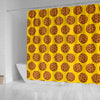 Cookie Print Pattern Bathroom Shower Curtain-grizzshop