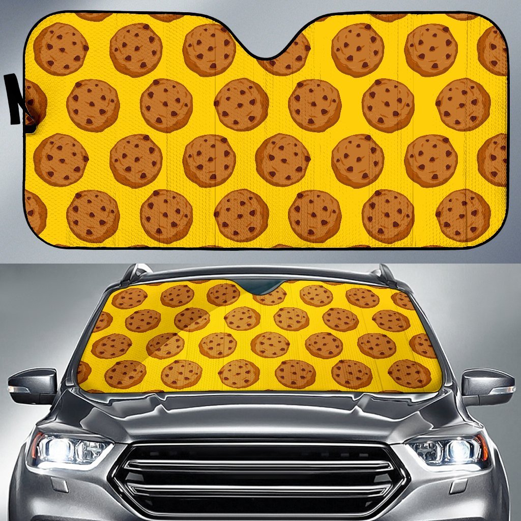 Cookie Print Pattern Car Sun Shade-grizzshop