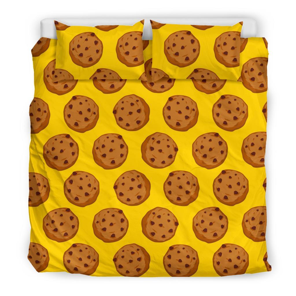 Cookie Print Pattern Duvet Cover Bedding Set-grizzshop