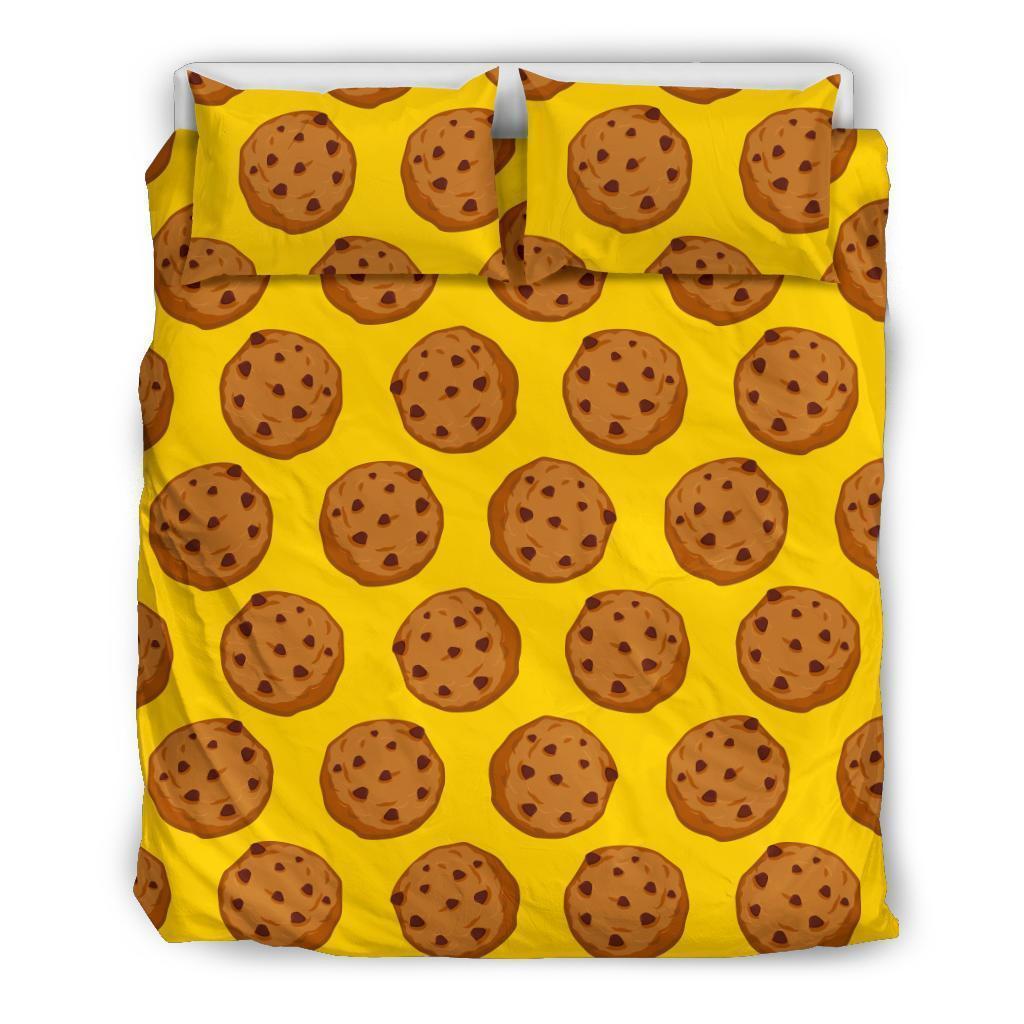 Cookie Print Pattern Duvet Cover Bedding Set-grizzshop