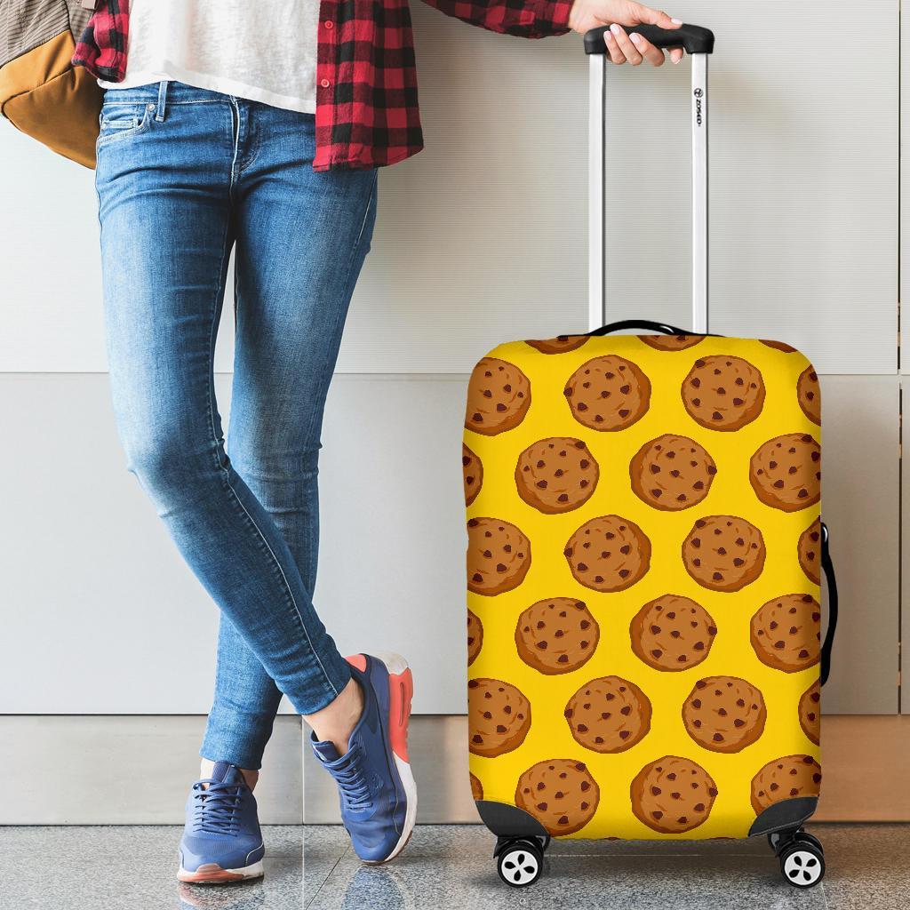 Cookie Print Pattern Luggage Cover Protector-grizzshop