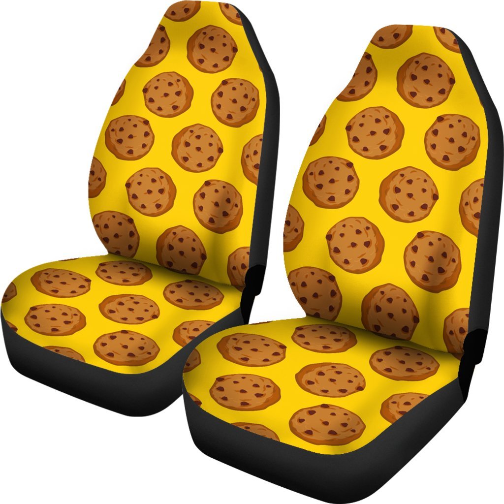 Cookie Print Pattern Universal Fit Car Seat Covers-grizzshop