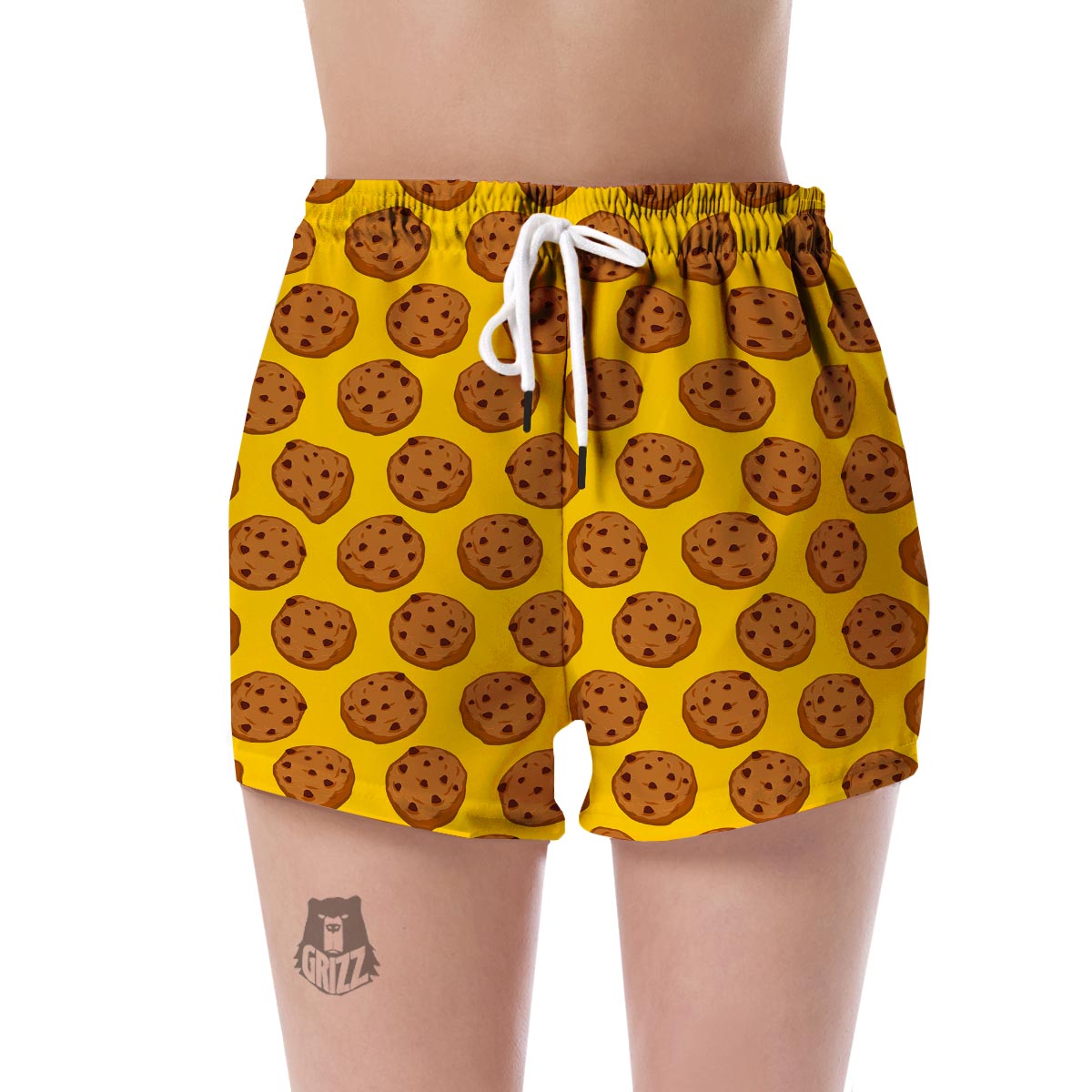 Cookie Print Pattern Women's Shorts-grizzshop