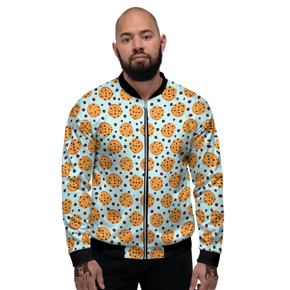 Cookie Sweet Print Pattern Men's Bomber Jacket-grizzshop