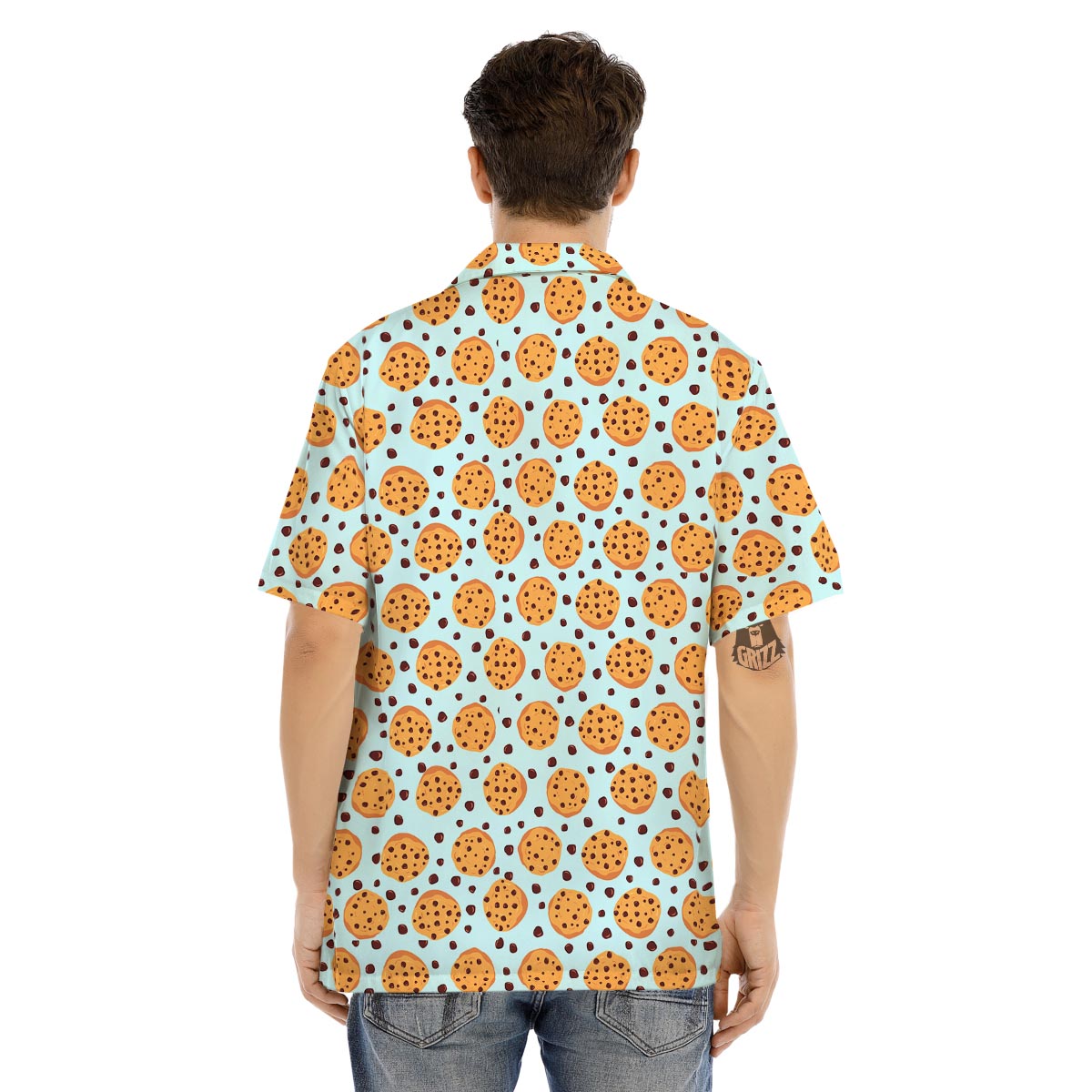 Cookie Sweet Print Pattern Men's Hawaiian Shirt-grizzshop