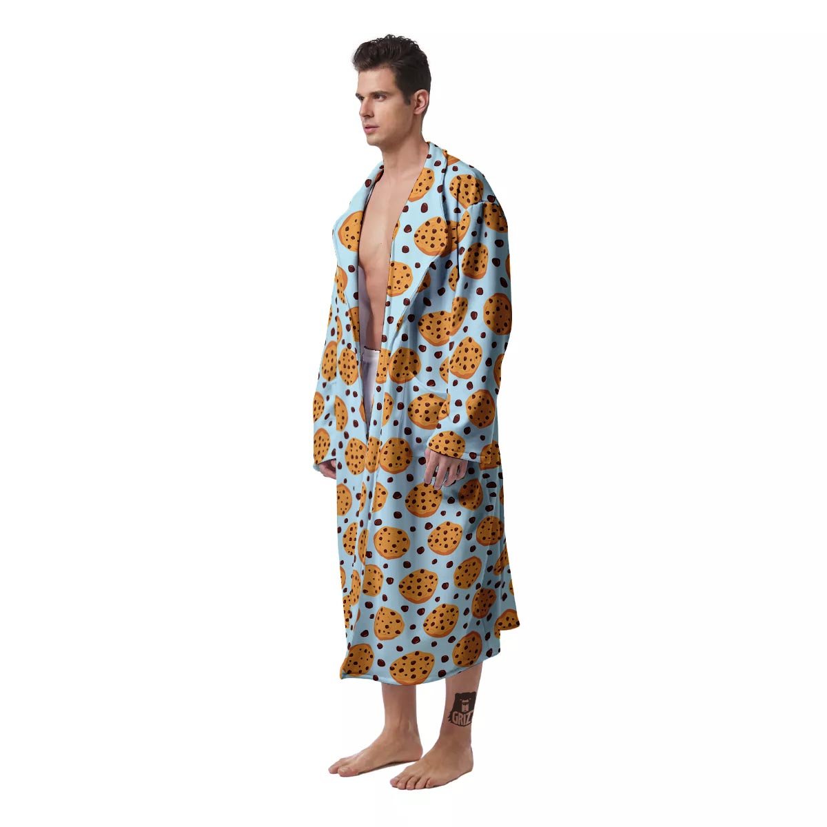 Cookie Sweet Print Pattern Men's Robe-grizzshop