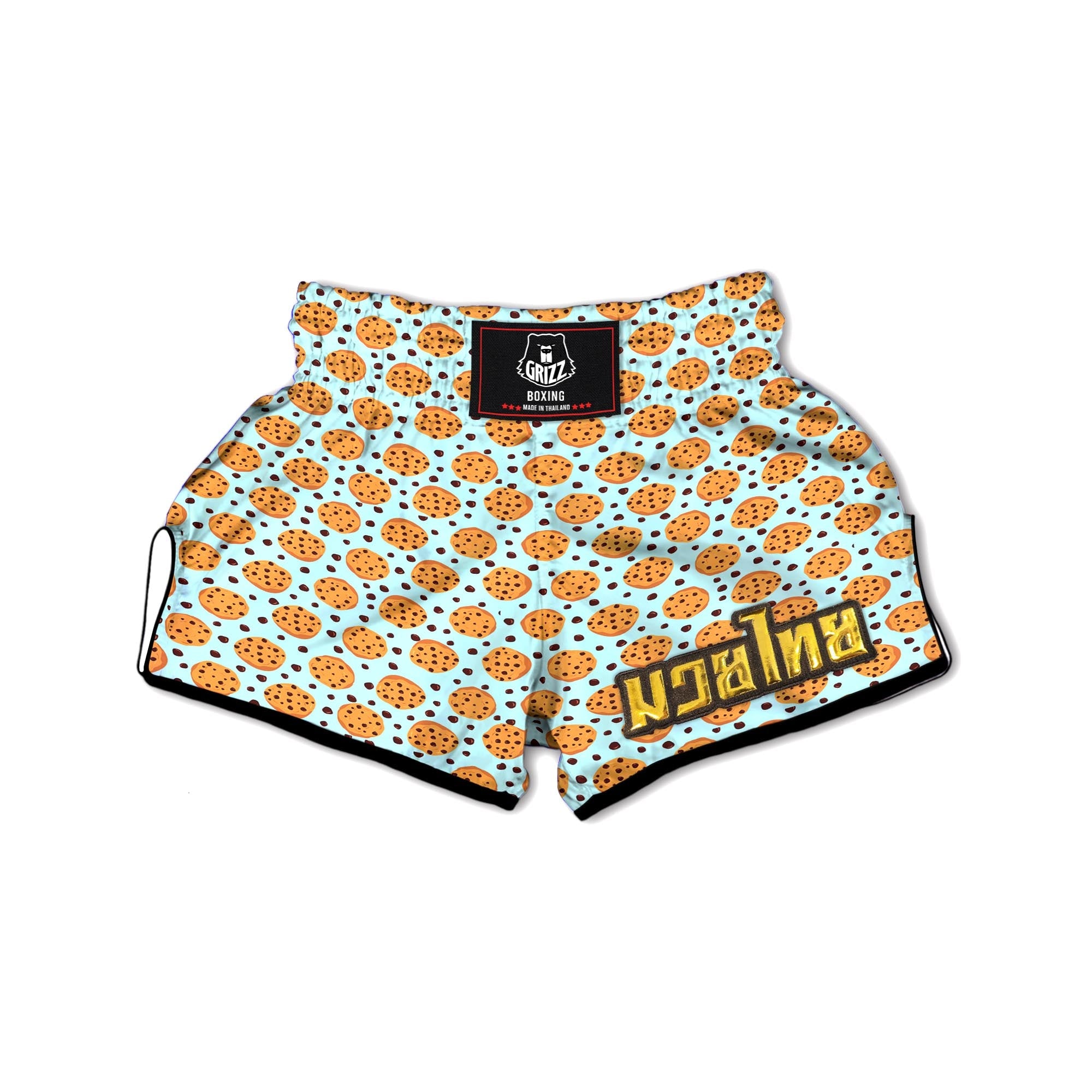 Cookie Sweet Print Pattern Muay Thai Boxing Shorts-grizzshop