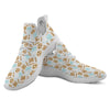 Cookies And Milk Print Pattern White Athletic Shoes-grizzshop