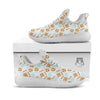 Cookies And Milk Print Pattern White Athletic Shoes-grizzshop