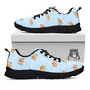 Corgi Sleeping Print Pattern Black Sneaker-grizzshop