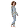 Corgi Sleeping Print Pattern Women's Pajamas-grizzshop