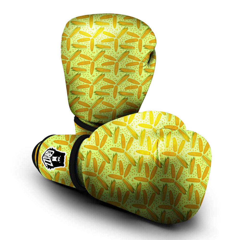 Corn On Cob Print Pattern Boxing Gloves-grizzshop