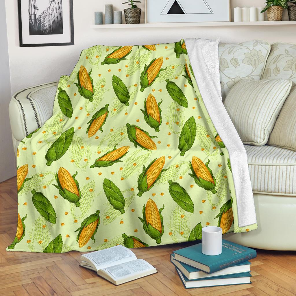 Corn Pattern Print Blanket-grizzshop