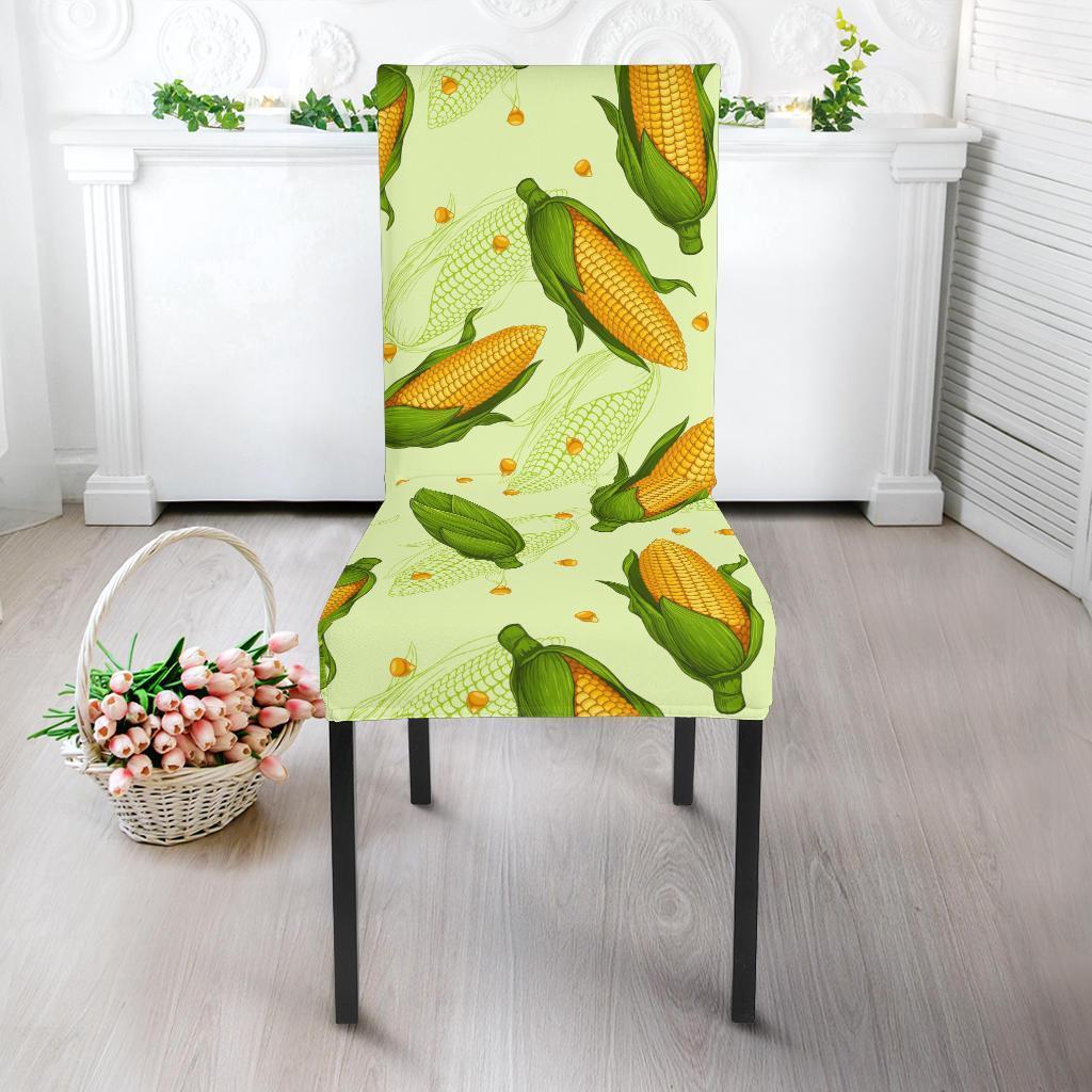 Corn Pattern Print Chair Cover-grizzshop