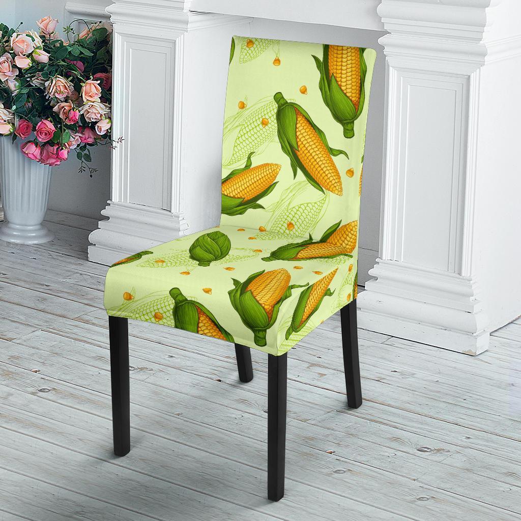 Corn Pattern Print Chair Cover-grizzshop