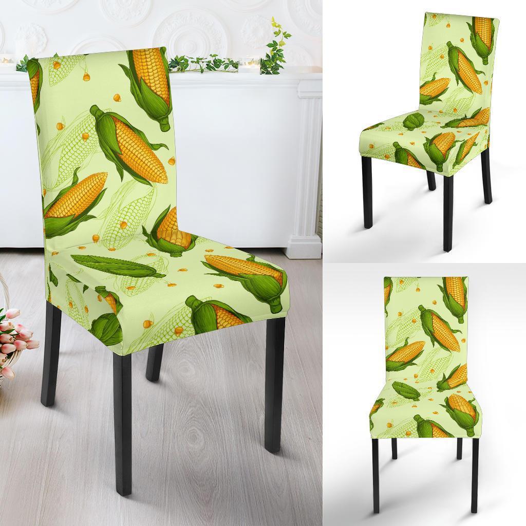 Corn Pattern Print Chair Cover-grizzshop