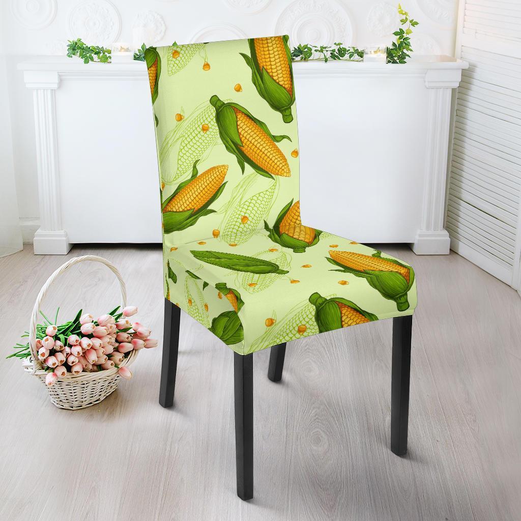 Corn Pattern Print Chair Cover-grizzshop