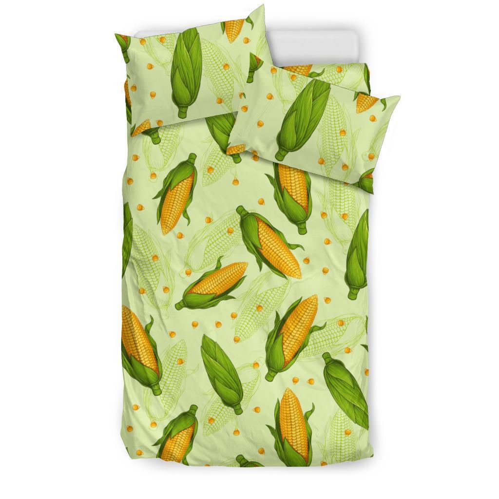 Corn Pattern Print Duvet Cover Bedding Set-grizzshop