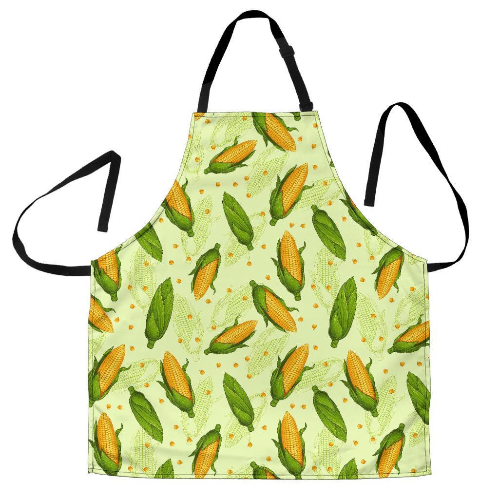 Corn Pattern Print Men's Apron-grizzshop