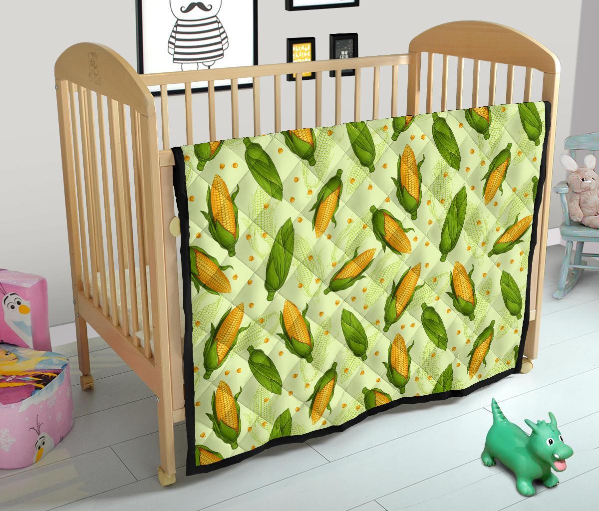 Corn Pattern Print Quilt-grizzshop