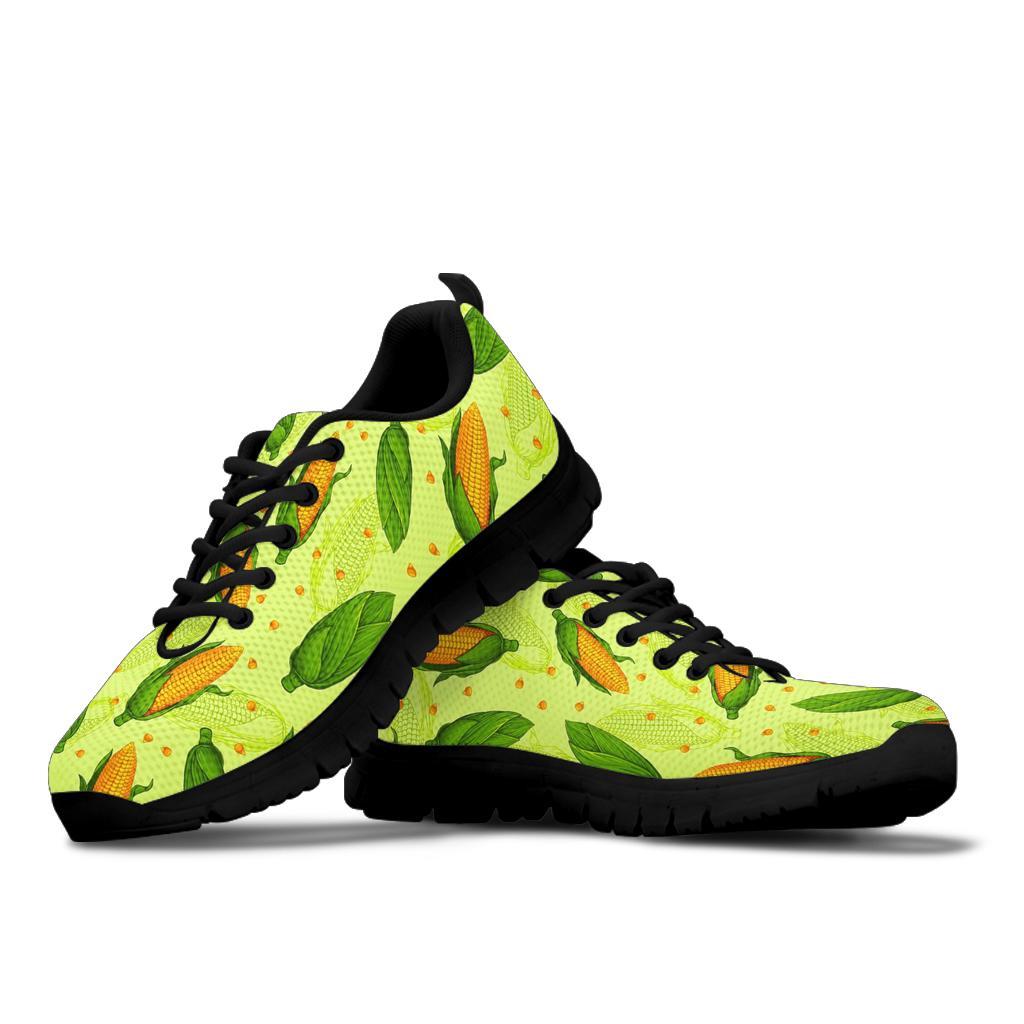 Corn Pattern Print Sneaker Shoes For Men Women-grizzshop