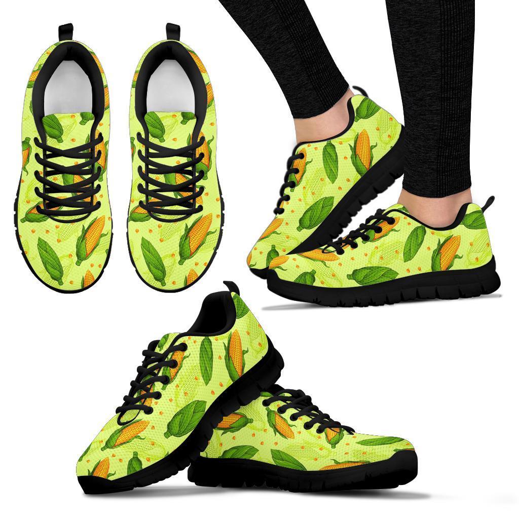 Corn Pattern Print Sneaker Shoes For Men Women-grizzshop