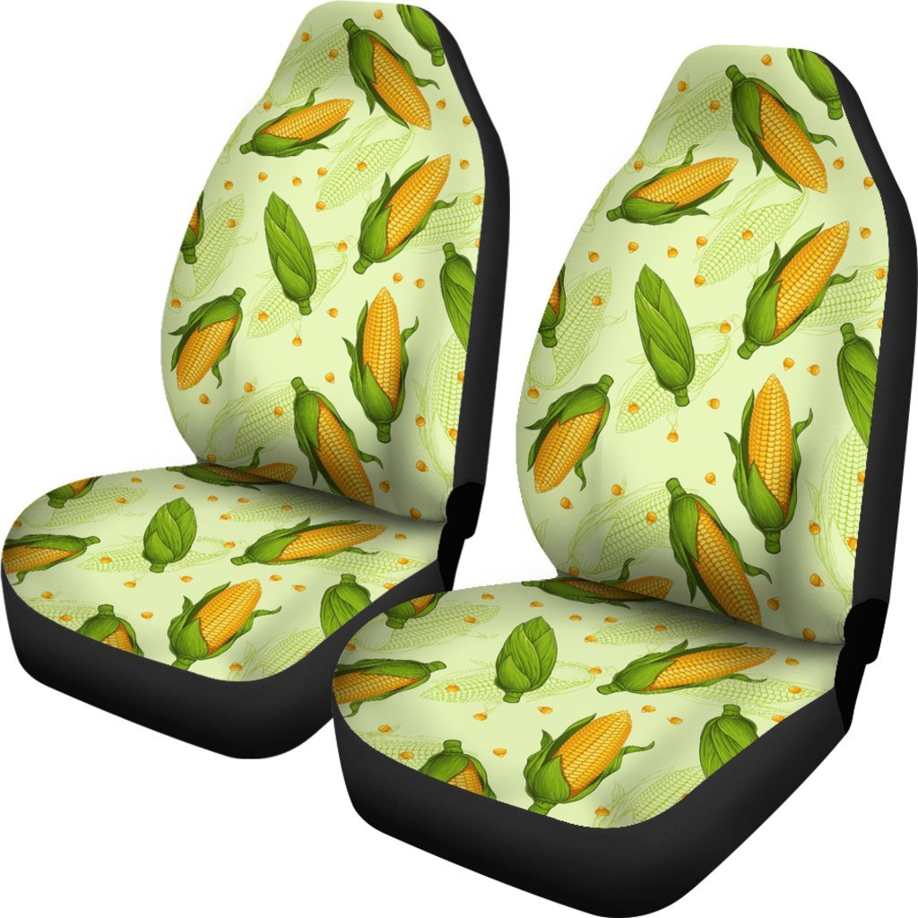 Corn Pattern Print Universal Fit Car Seat Covers-grizzshop