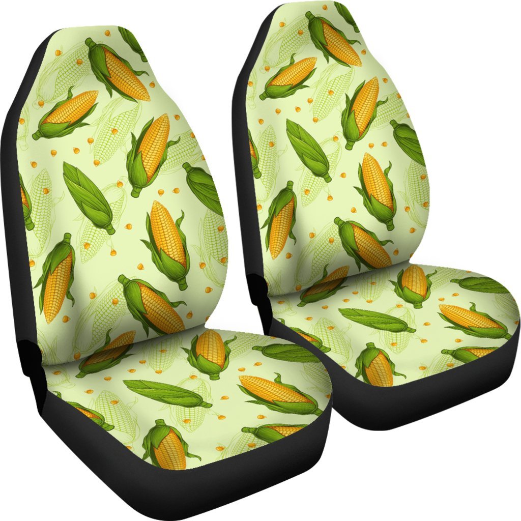 Corn Pattern Print Universal Fit Car Seat Covers-grizzshop