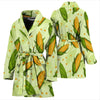 Corn Pattern Print Women Long Robe-grizzshop