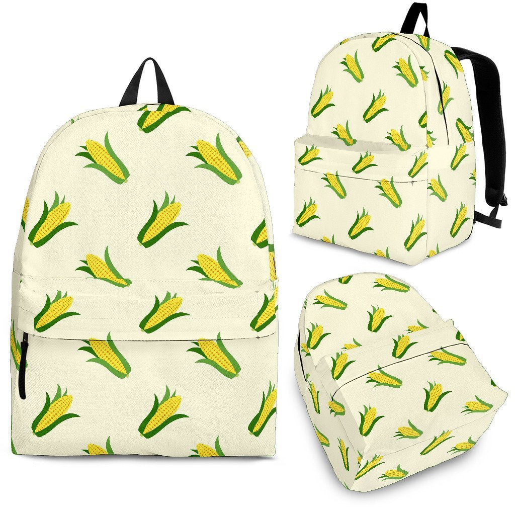 Corn Print Pattern Backpack-grizzshop