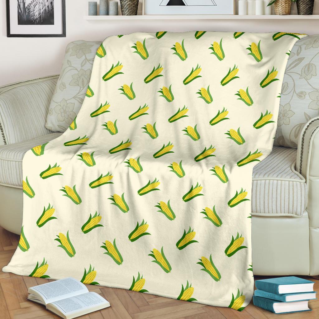 Corn Print Pattern Blanket-grizzshop