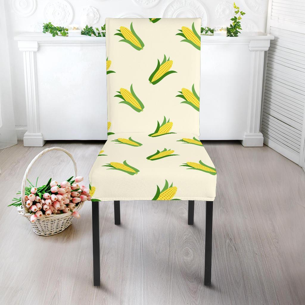 Corn Print Pattern Chair Cover-grizzshop