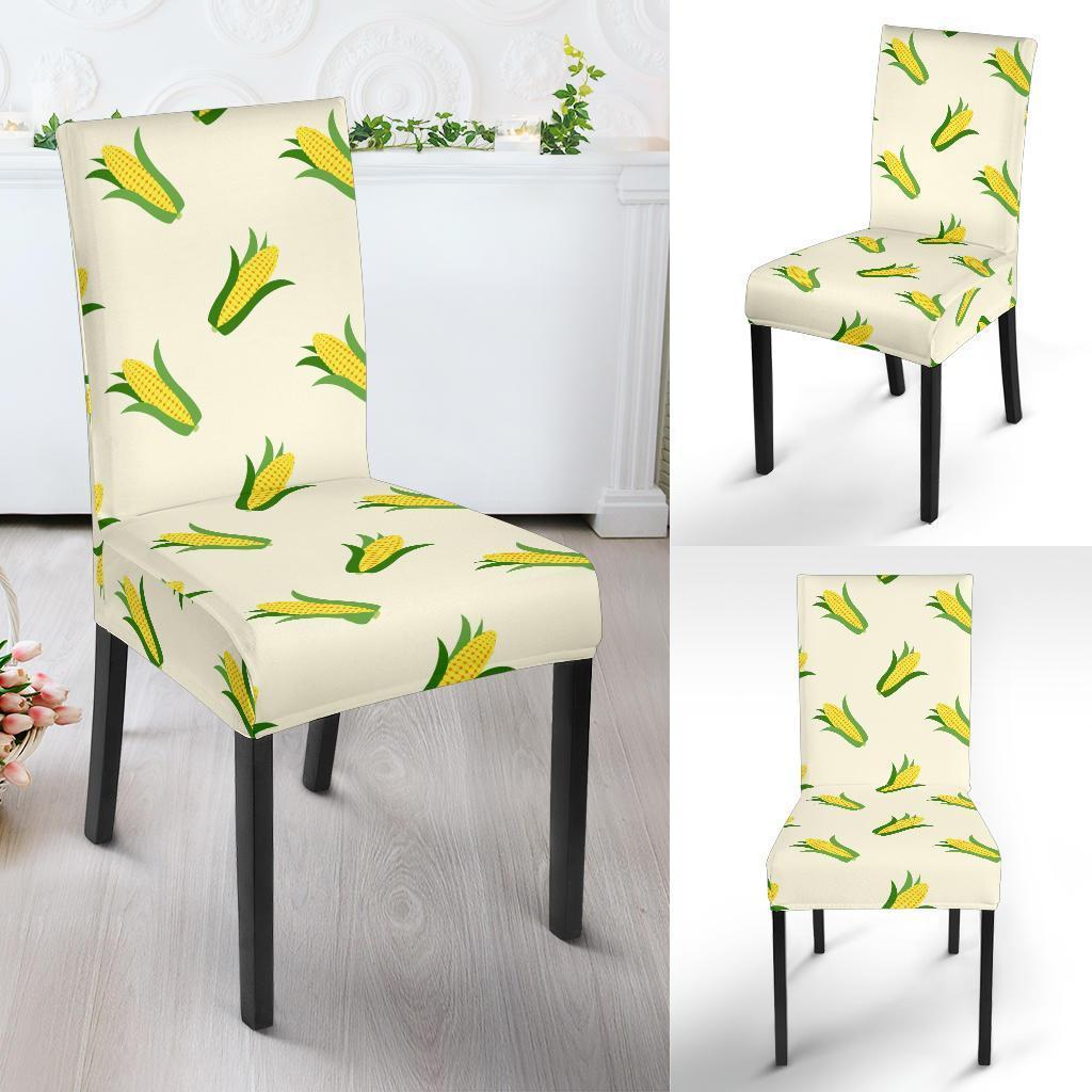 Corn Print Pattern Chair Cover-grizzshop