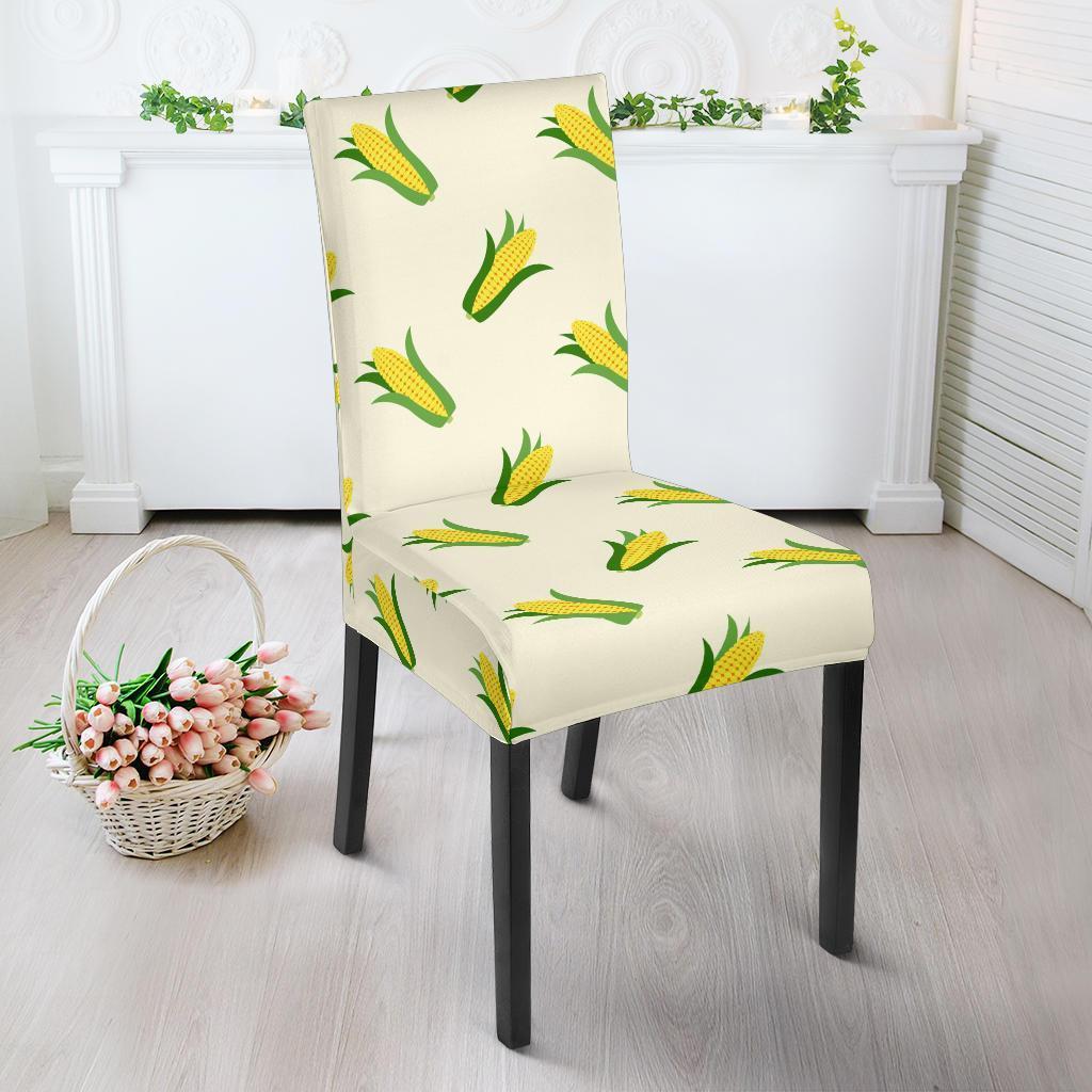 Corn Print Pattern Chair Cover-grizzshop