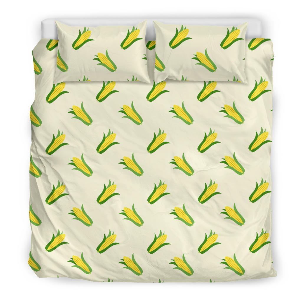 Corn Print Pattern Duvet Cover Bedding Set-grizzshop