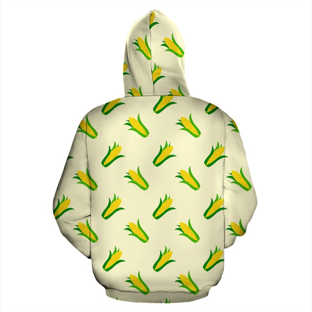 Corn Print Pattern Men Women Pullover Hoodie-grizzshop