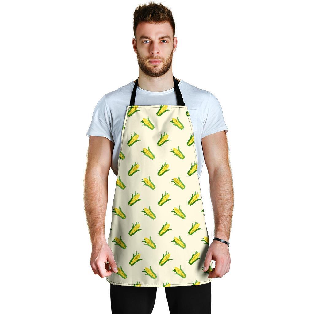 Corn Print Pattern Men's Apron-grizzshop