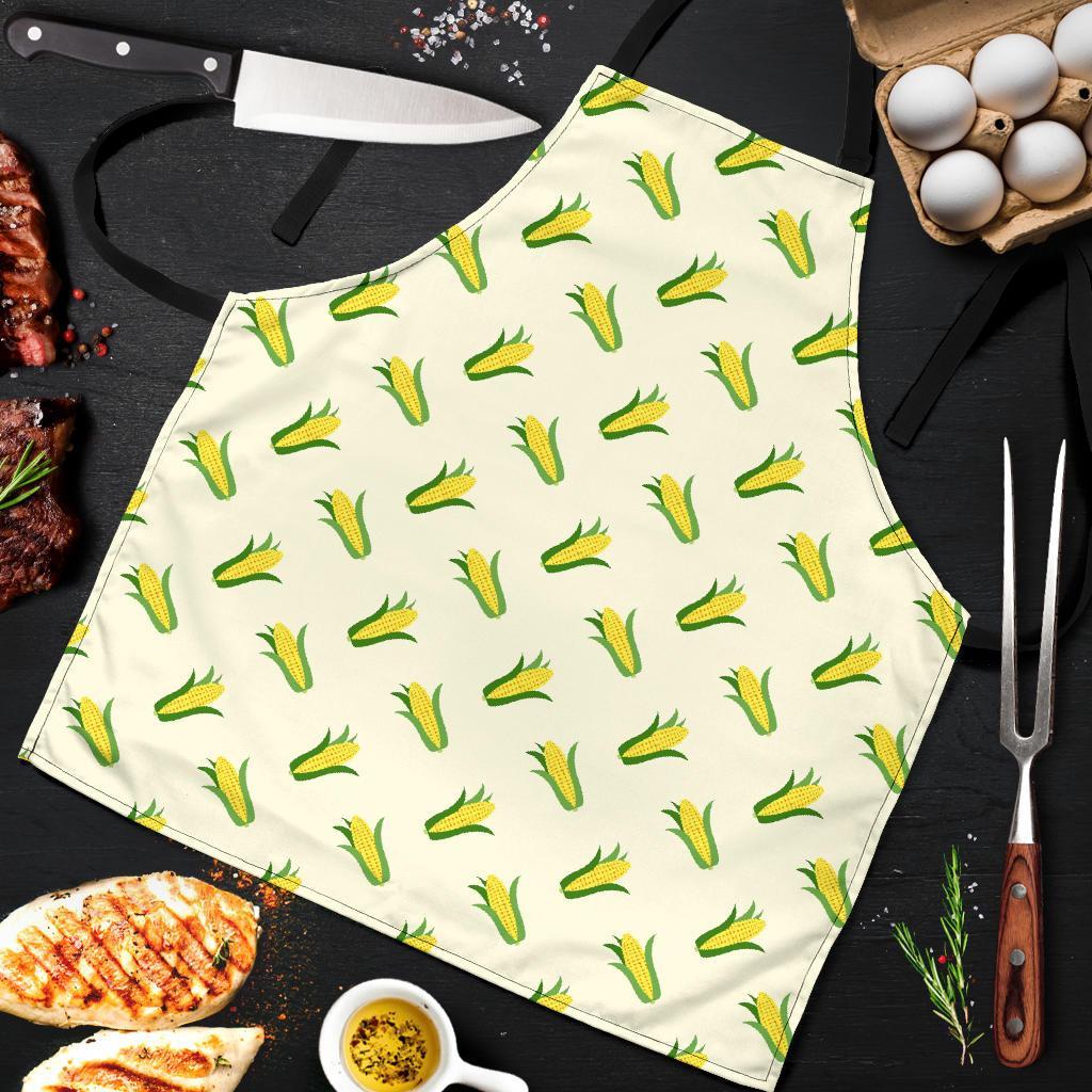 Corn Print Pattern Men's Apron-grizzshop